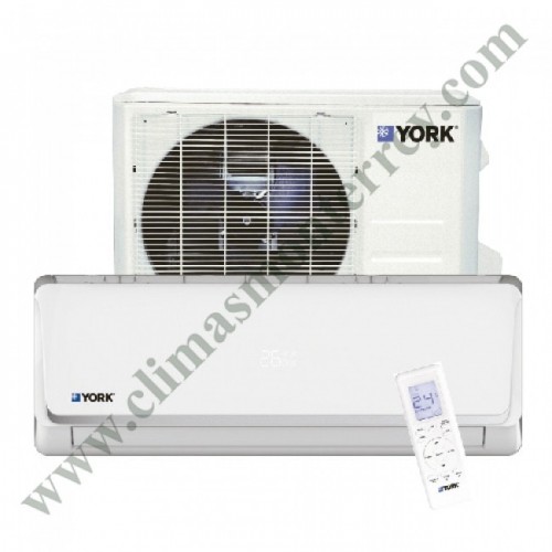 MiniSplit Inverter York 1.5Ton, 17SEER, 22V R410, Frio/Calor - KITYHKE18ZT6AMHORX